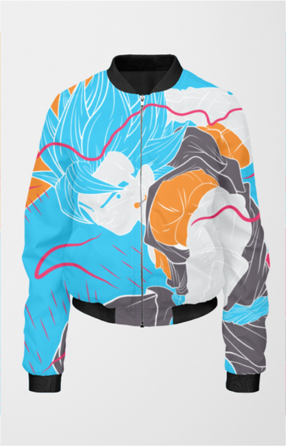 Women premium quality graphic printed Bomber Jacket