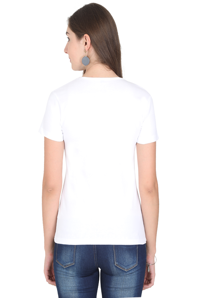 Printed premium quality Namaste Women T-Shirt -Light