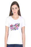 Printed premium quality Namaste Women T-Shirt -Light