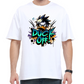 Men's t-shirt pattern with a regular rock-style fit oversized light color t-shirts