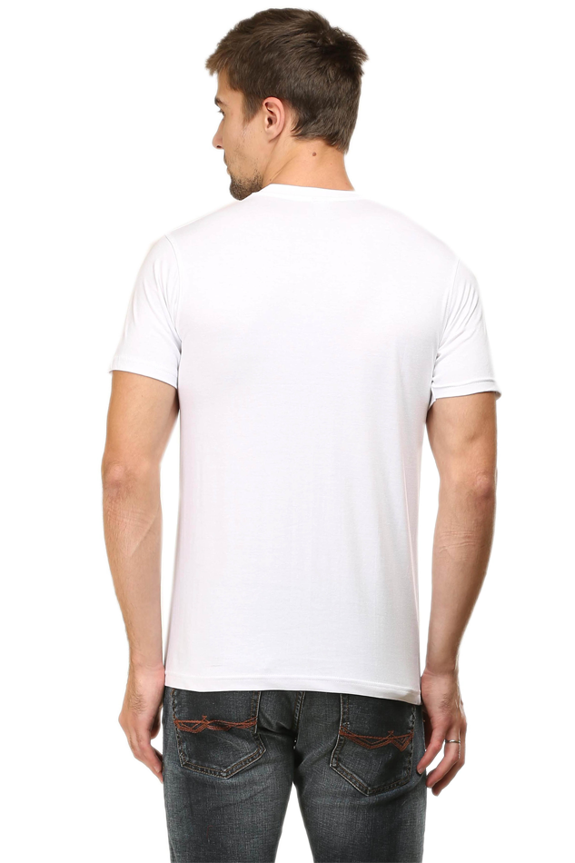 Men t-shirt art pattern with a regular fit light color t-shirts