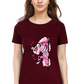 Printed premium quality Art design Women T-Shirt