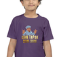 Boy's Chin Tapak Dum Dum art pattern regular fit with a red variant T-Shirt