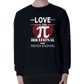 Men music lover sweatshirt with a regular fit