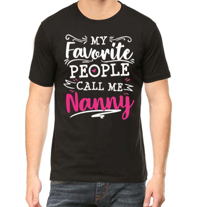 Woen call me nanny fun  and filmy  lover t-shirt