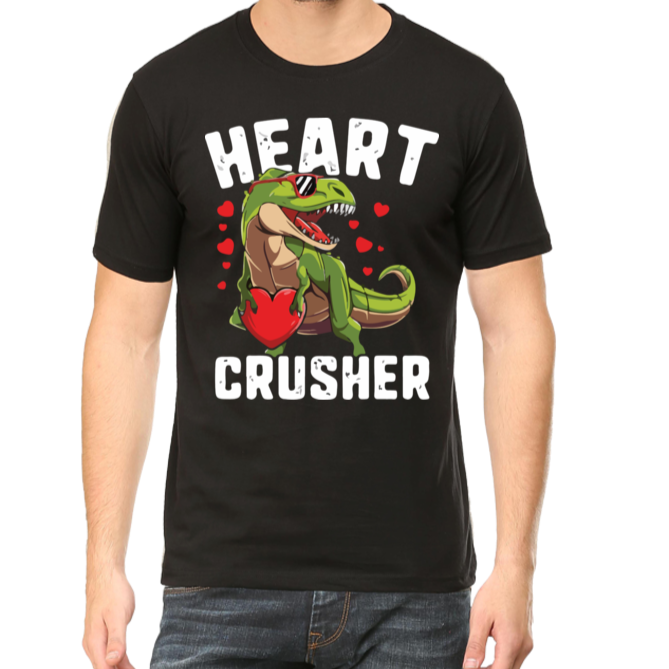 Men cluster dinosaur printed T-Shirt