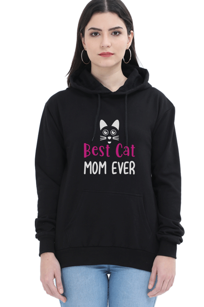 Woman best cat mom ever art design hoodies  sweatshirt