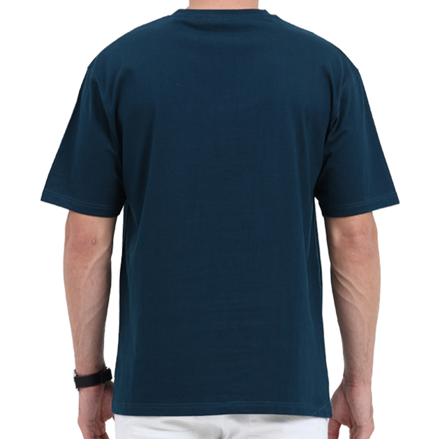 Men t-shirt pattern with a regular rock-style fit oversized blue variant t-shirts