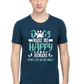 Dog Happy Premium Quality Cotton with a regular fit Men's T-Shirt