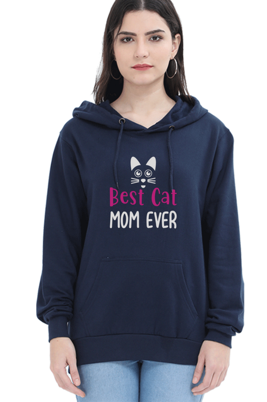 Woman best cat mom ever art design hoodies  sweatshirt