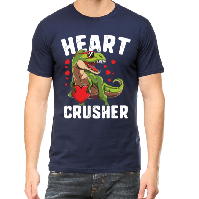 Men cluster dinosaur printed T-Shirt