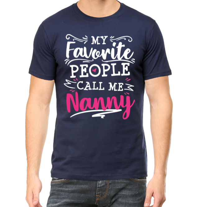 Woen call me nanny fun  and filmy  lover t-shirt