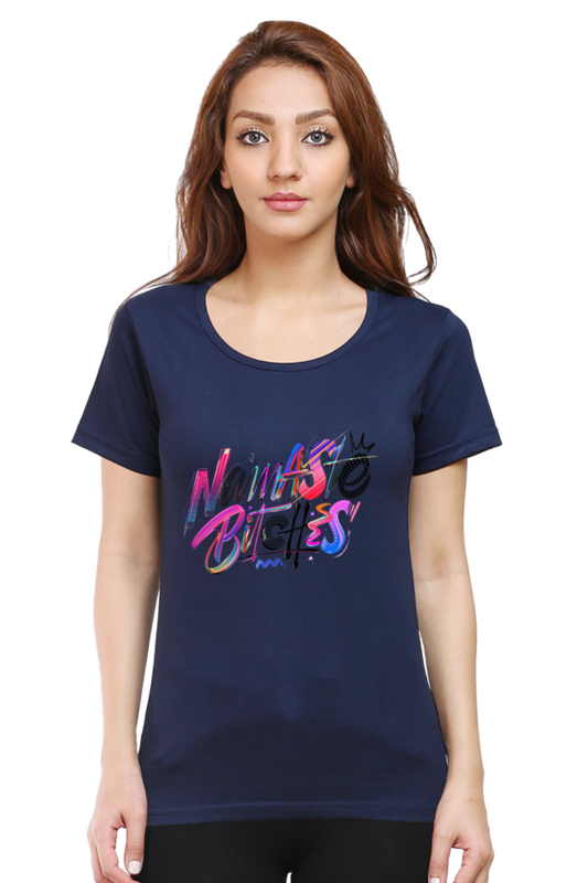 Printed premium quality Namaste Women T-Shirt