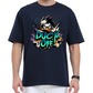 Men t-shirt pattern with a regular rock-style fit oversized blue variant t-shirts