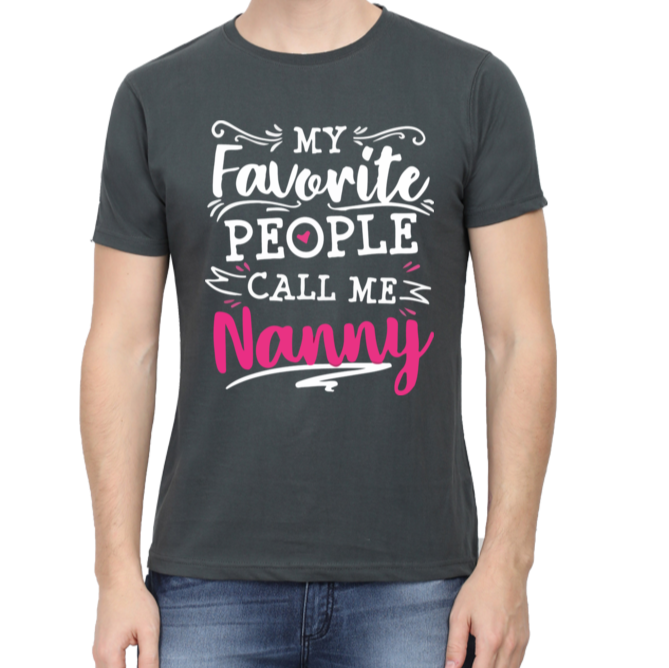 Woen call me nanny fun  and filmy  lover t-shirt