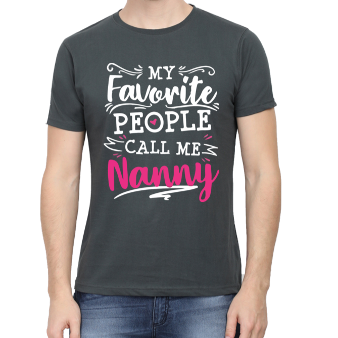 Woen call me nanny fun  and filmy  lover t-shirt