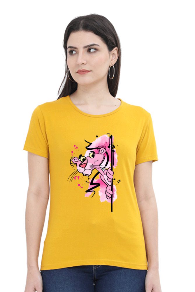 Printed premium quality Golden variant art design Women T-Shirt