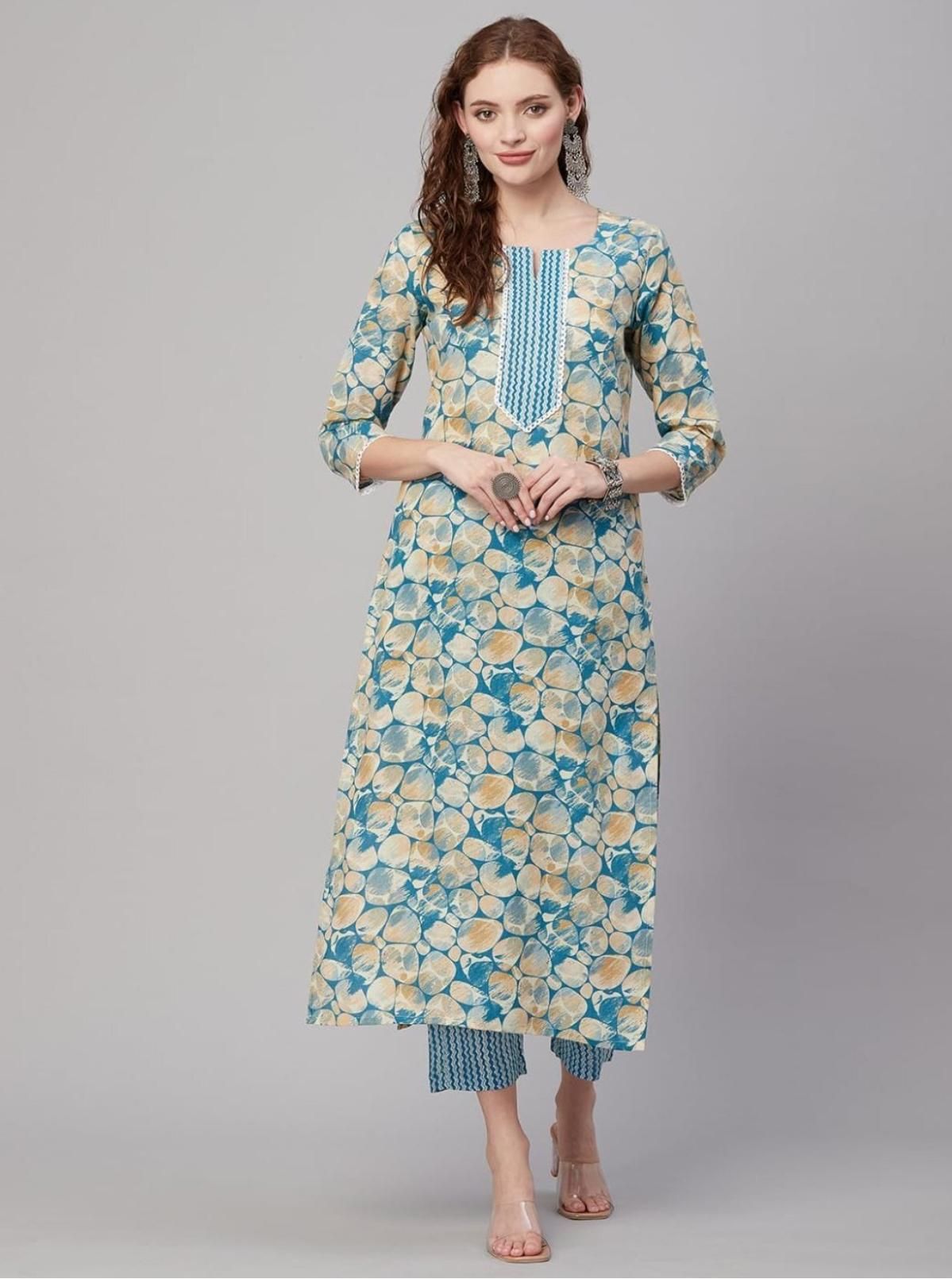 Women Straight Kurta with Pant Set