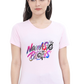 Printed premium quality Namaste Women T-Shirt -Light