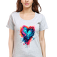 Printed premium quality love Light Color Women T-Shirt