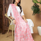 Women Embroidered Straight Kurta Pant With Dupatta Set