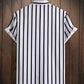 Lycra Blend Stripes Half Sleeves Regular Fit Mens Casual Shirt