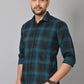 Gasperity Cotton Checks Full Sleeves Mens Casual Shirt