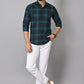 Gasperity Cotton Checks Full Sleeves Mens Casual Shirt