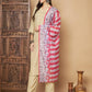 Women Solid Straight Kurta with Pants & Dupatta Set