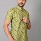 Gasperity Cotton Printed Half Sleeves Mens Casual Shirt