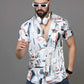 Men's Printed Rayon Half Sleeves Shirt