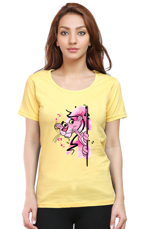 Printed premium quality Golden variant art design Women T-Shirt