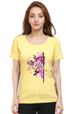 Printed premium quality Golden variant art design Women T-Shirt