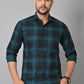 Gasperity Cotton Checks Full Sleeves Mens Casual Shirt