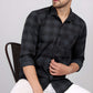 Gasperity Cotton Checks Full Sleeves Mens Casual Shirt