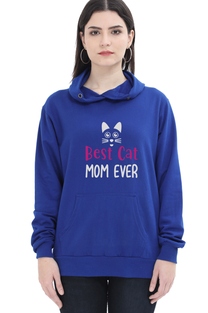 Woman best cat mom ever art design hoodies  sweatshirt