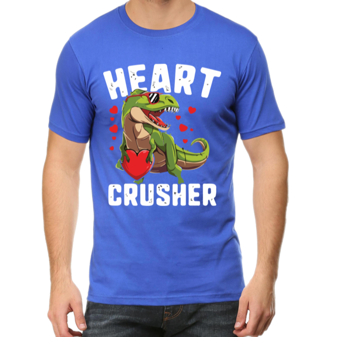 Men cluster dinosaur printed T-Shirt