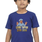 Boy's Chin Tapak Dum Dum art pattern regular fit with a single color T-Shirt