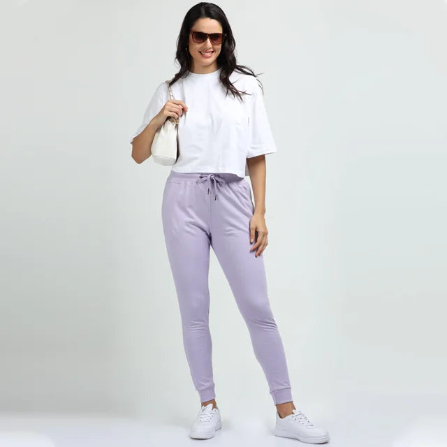 Unisex premium quality Lavender color Joggers