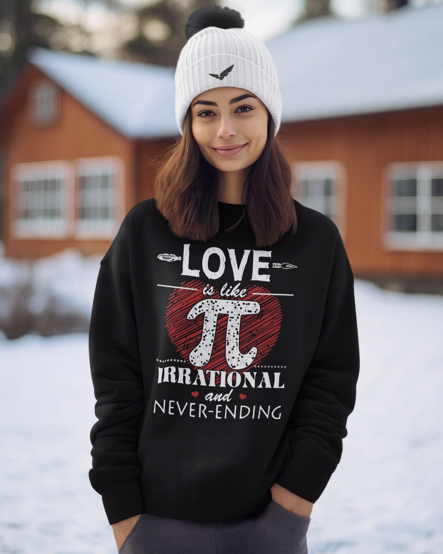 Women music lover sweatshirt with a regular fit