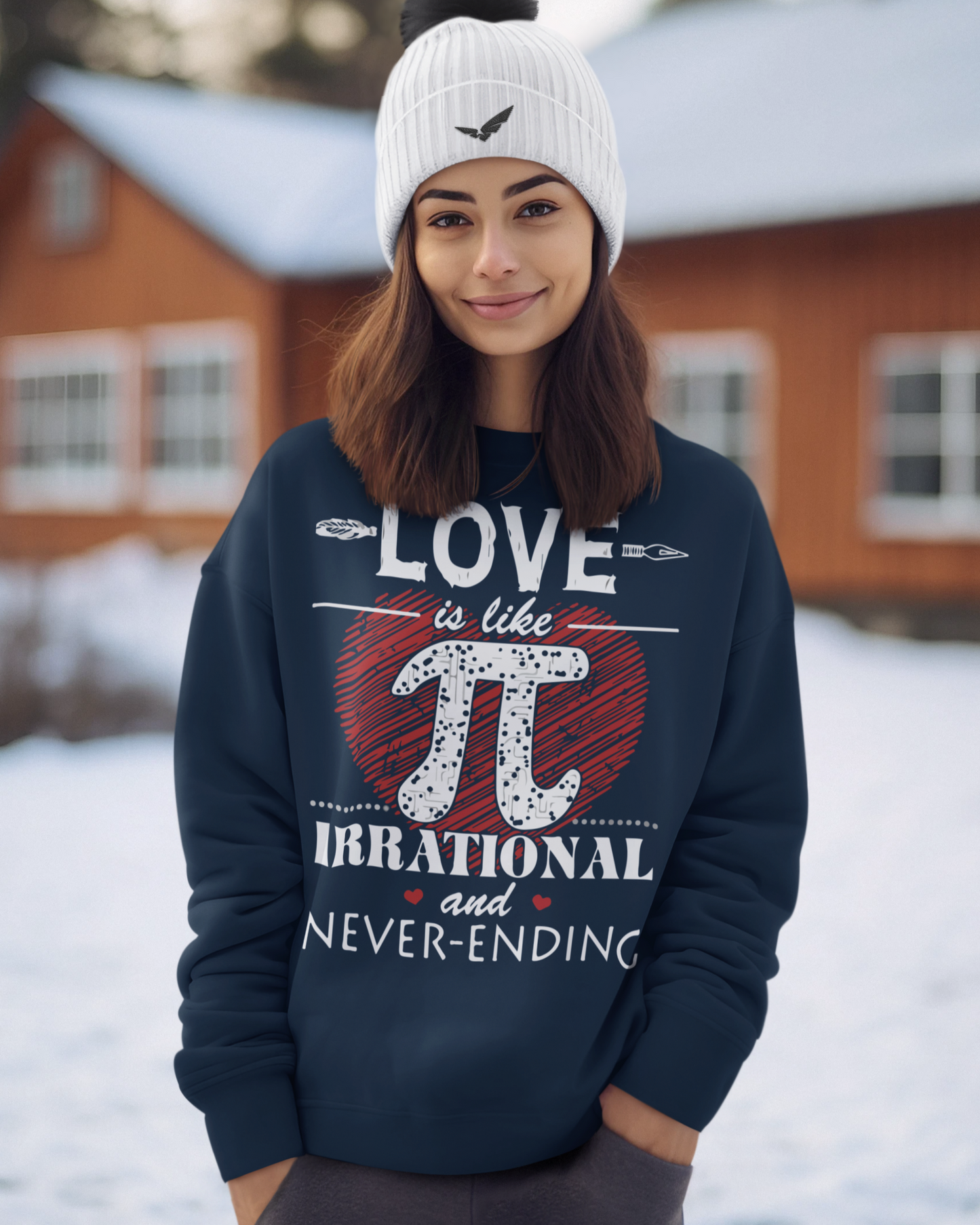 Women music lover sweatshirt with a regular fit