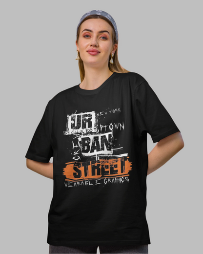 Women t-shirt pattern with a regular life-style oversized T-shirts