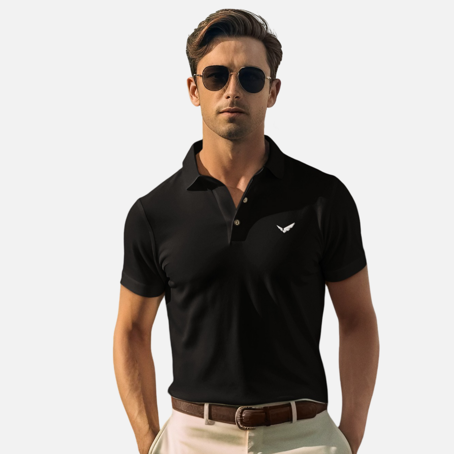 Elegant addition printed polo T-Shirt