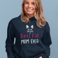 Woman best cat mom ever art design hoodies  sweatshirt