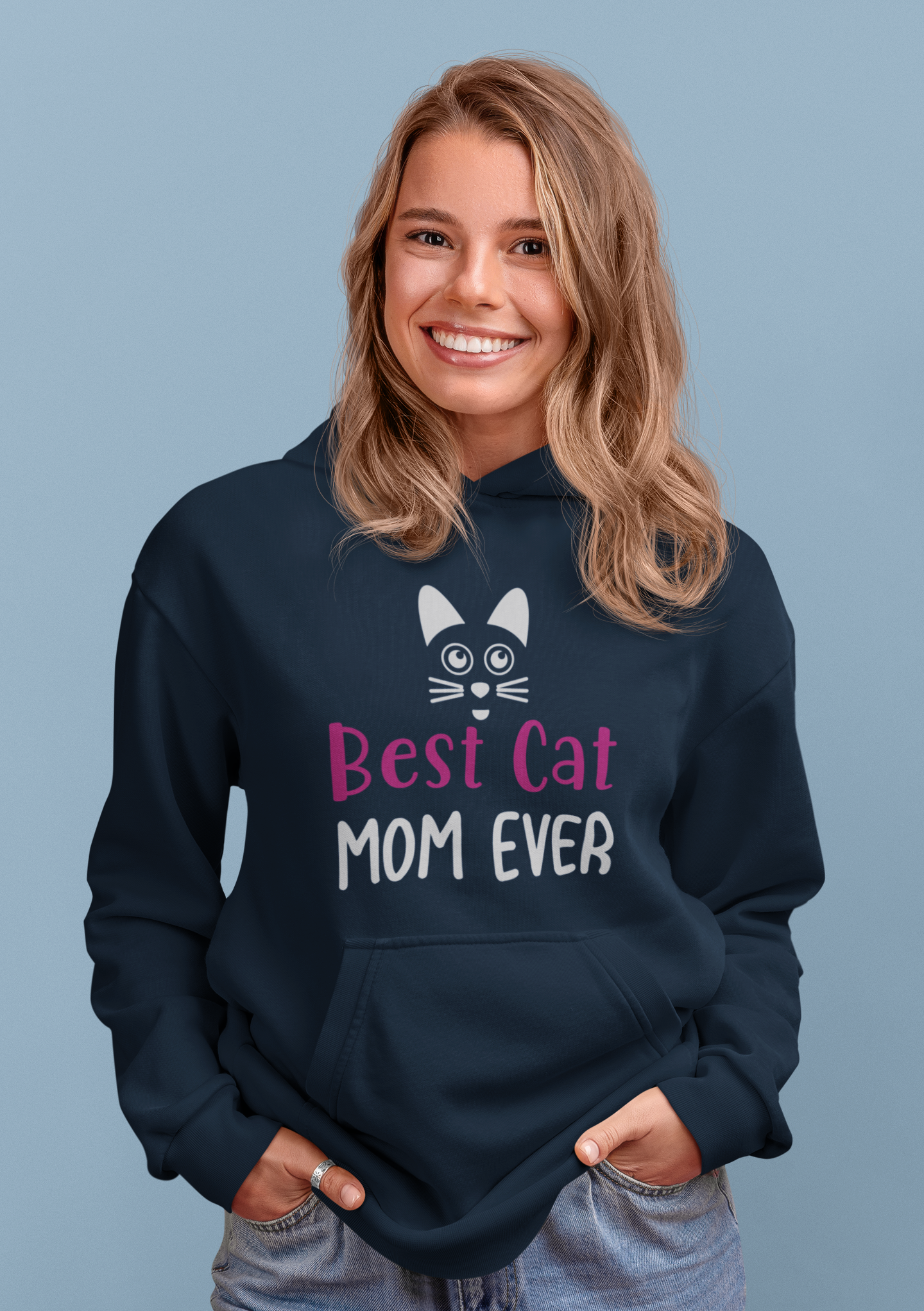 Woman best cat mom ever art design hoodies  sweatshirt