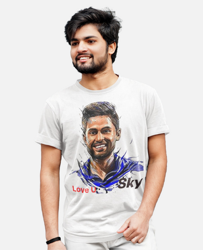 Printed Sky cricket lover t-shirt