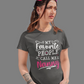 Woen call me nanny fun  and filmy  lover t-shirt