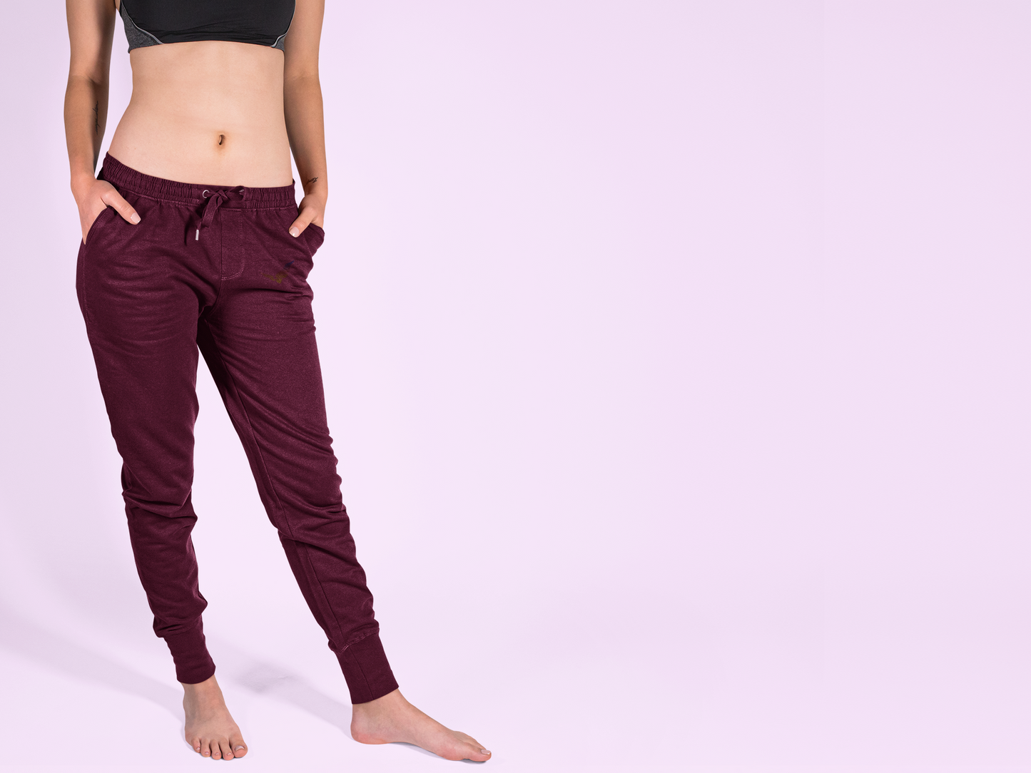 Premium quality maroon men Joggers