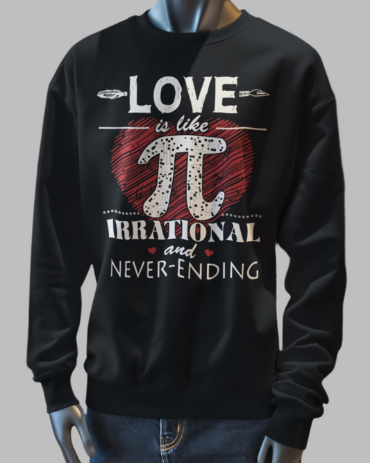 Men music lover sweatshirt with a regular fit