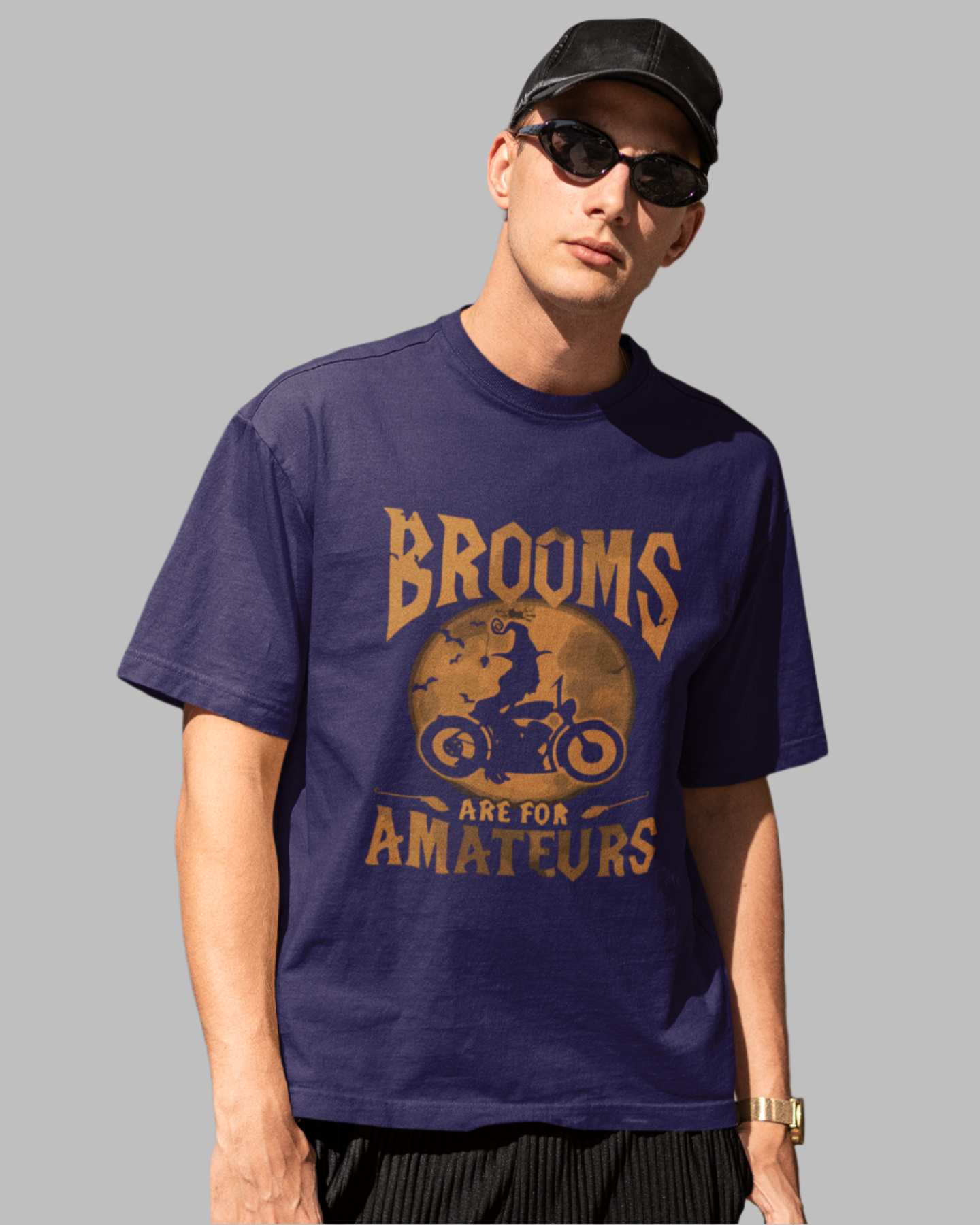 Men's Brooms-style premium quality oversized T-shirts